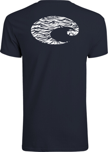 Costa Del Mar Wilson Short Sleeve T-shirt- Navy Blue - Free Ship & Returns