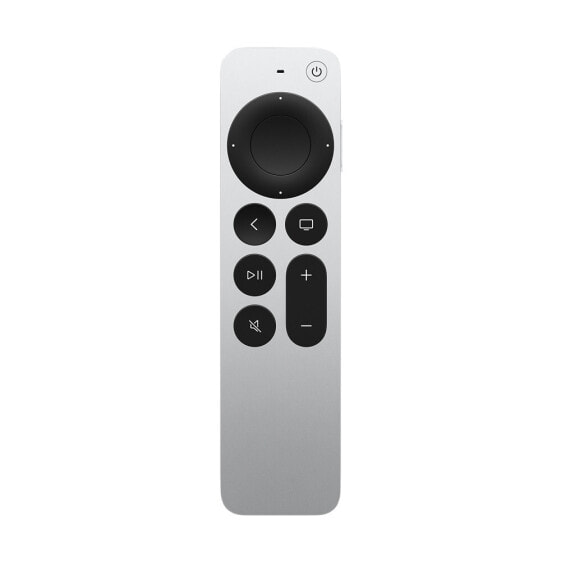 Apple Siri Remote - TV - Bluetooth - Press buttons - Touch keys - Rechargeable - Black - Silver