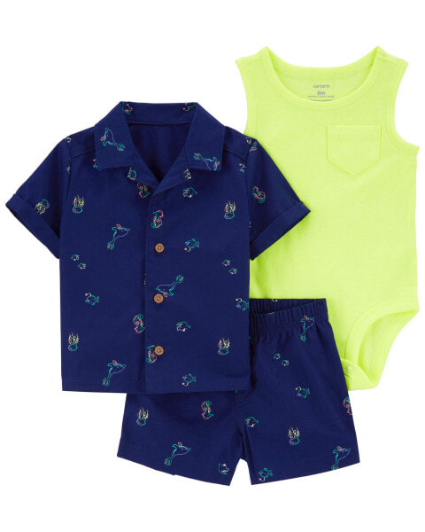 Baby 3-Piece Little Short Set 24M