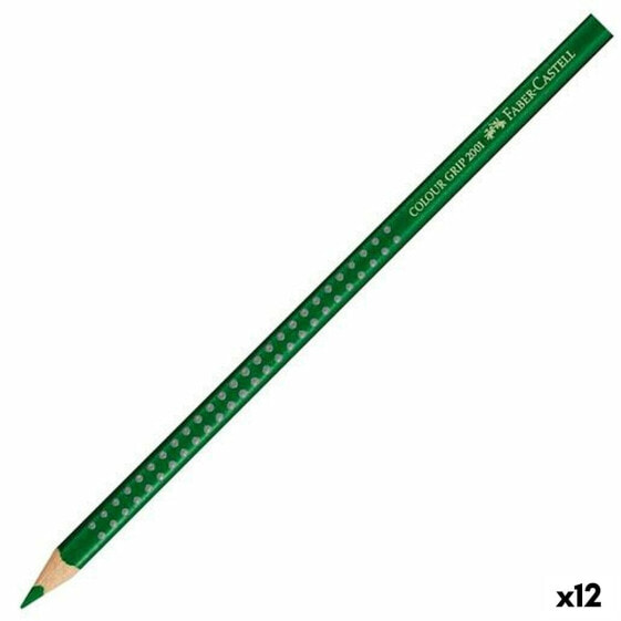 Цветные карандаши акварельные Faber-Castell Темно-зеленый (12 штук)