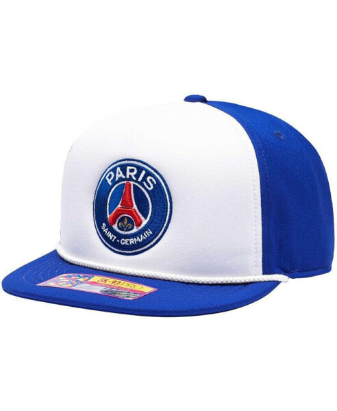 Men's White Paris Saint-Germain Avalanche Snapback Hat