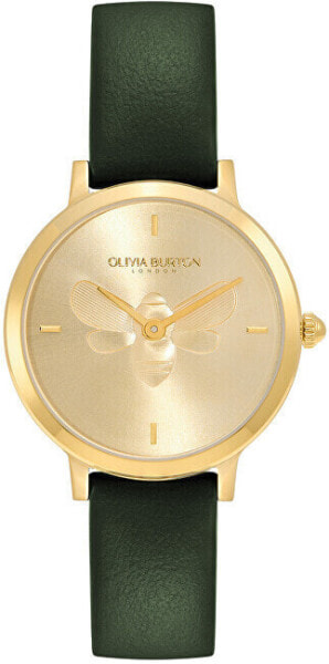 Часы Olivia Burton Bee Gold & Green