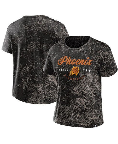 Women's Black Distressed Phoenix Suns Breakaway T-shirt