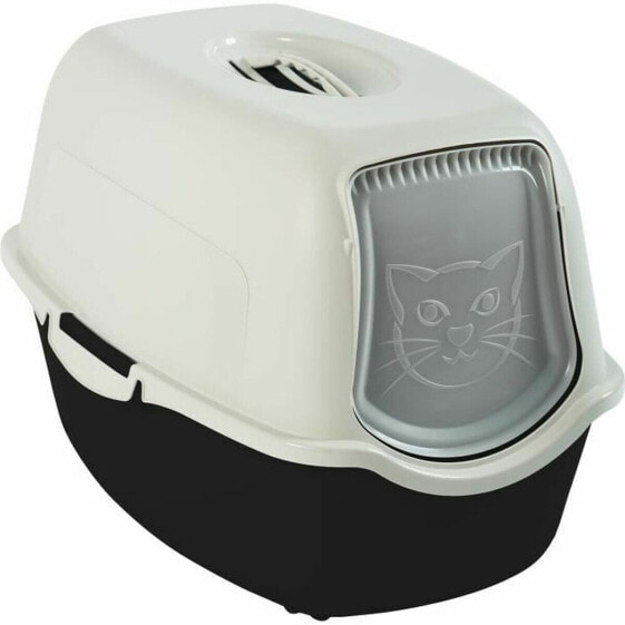 Cat Litter Box Rotho My Pet Bailey White Black 56 x 28 x 39 cm Plastic