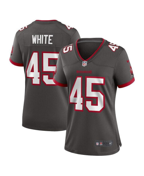 Women's Devin White Pewter Tampa Bay Buccaneers Game Jersey
