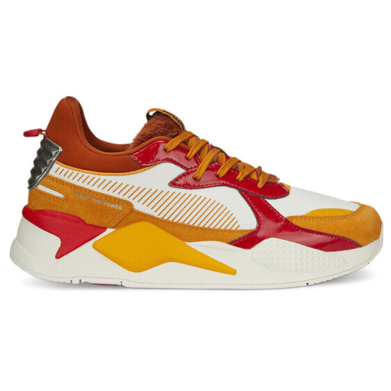 Puma Motu X RsX Lace Up Mens Orange Sneakers Casual Shoes 38856101
