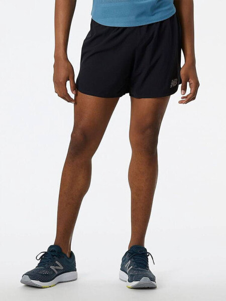 New Balance Impact run 5 inch shorts in black