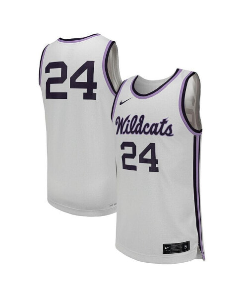 Men's # White Kansas State Wildcats Replica Basketball Jersey