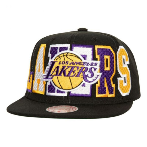 Mitchell & Ness Varsity Bust Snapback Los Angeles Lakers Cap HHSS6461-LALYYPPPBLCK