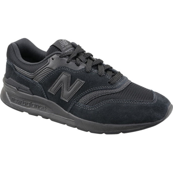 Мужские кроссовки повседневные черные текстильные низкие демисезонные New Balance 997