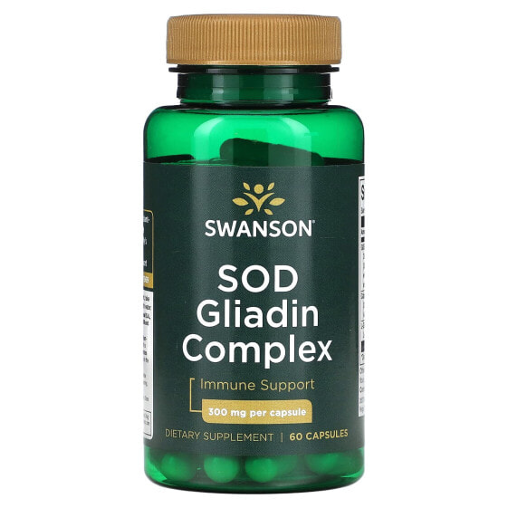 SOD Gliadin Complex, 300 mg, 60 Capsules