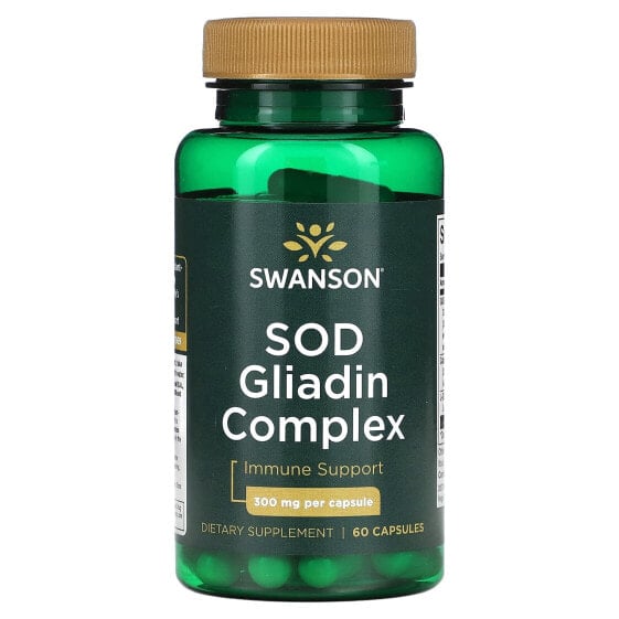 SOD Gliadin Complex, 300 mg, 60 Capsules