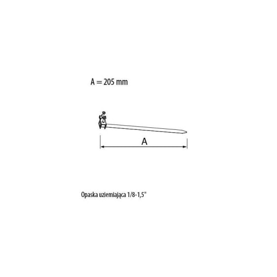 Pawbol Opaska uziemiająca 1/8-1,5'' (R.8181)