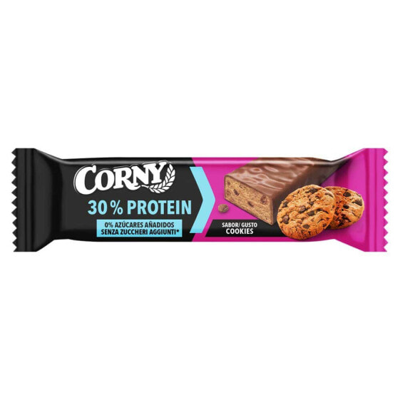 Протеиновый батончик CORNY с шоколадом и печеньем 30% протеина без сахара 50г