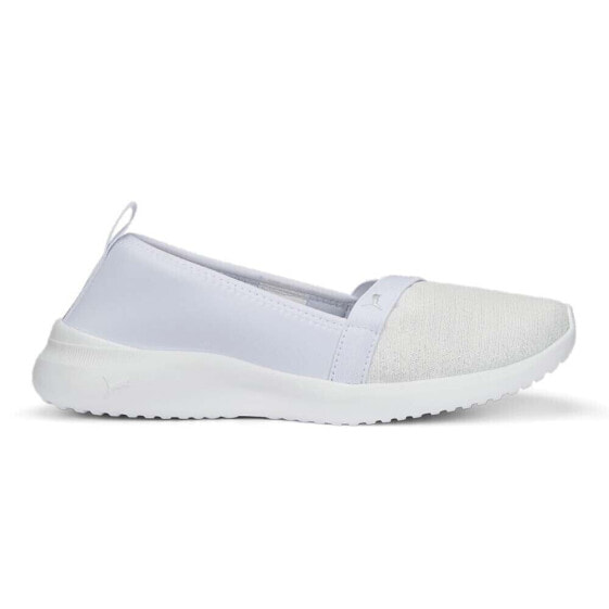 Puma Adelina Space Metallics Slip On Womens White Sneakers Casual Shoes 3892940