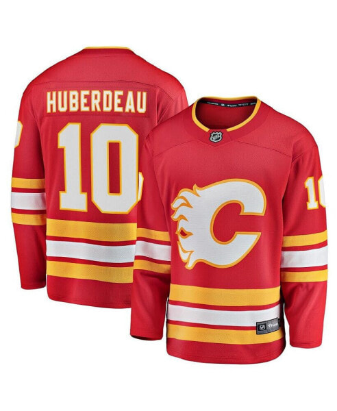 Men's Jonathan Huberdeau Red Calgary Flames Home Breakaway Player Jersey