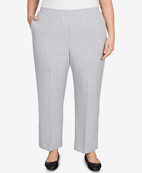Plus Size Isn't It Romantic Plaid Pull On Short Length Pants
