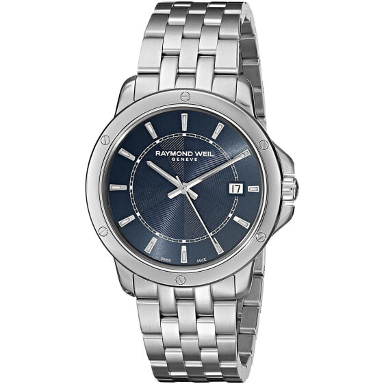 Raymond Weil Tango Blue Dial Stainless Steel Mens Watch 5591-ST-50001