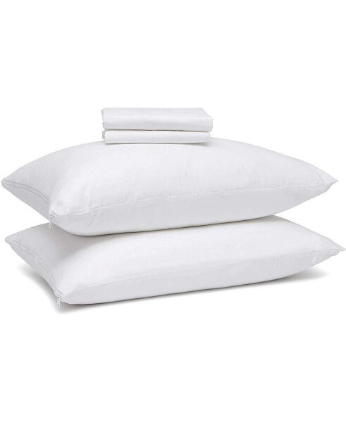 Zippered Pillow Protector 2 Pack - Standard