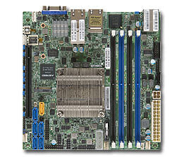 Supermicro X10SDV-12C-TLN4F - Intel - BGA 1667 - 45 W - DDR4-SDRAM - 128 GB - 1.2 V