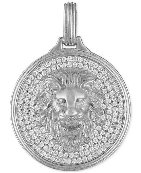 Cubic Zirconia Lion Pendant in Sterling Silver, Created for Macy's