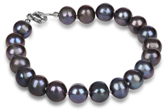 Bracelet made of genuine blue pearls JL0360
