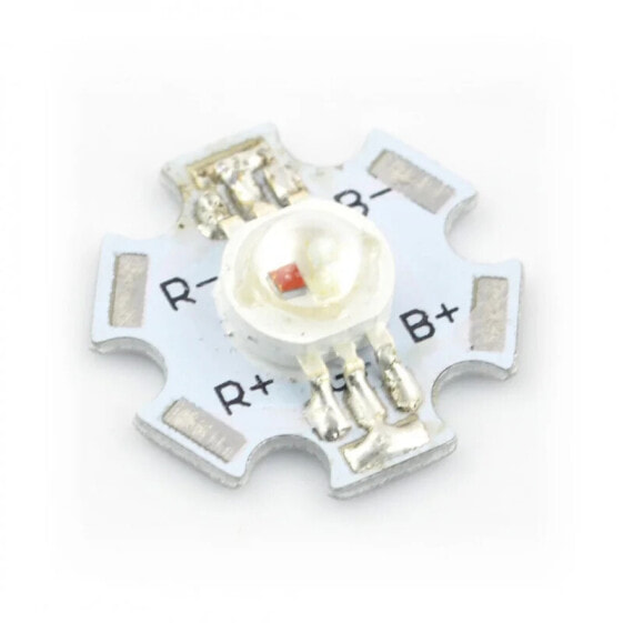 Power LED Star 3W LED - RGB with heat sink