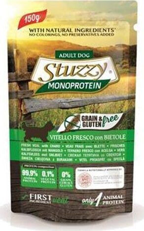 Stuzzy Stuzzy Monoprotein - mokra karma dla dorosłych psów, indyk i botwinka, 150 g uniwersalny