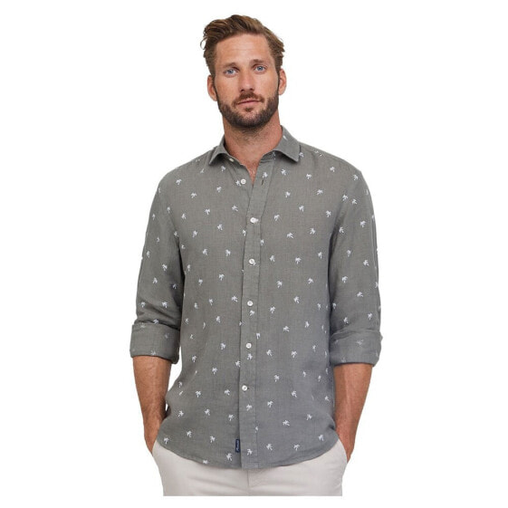 FAÇONNABLE Palm long sleeve shirt