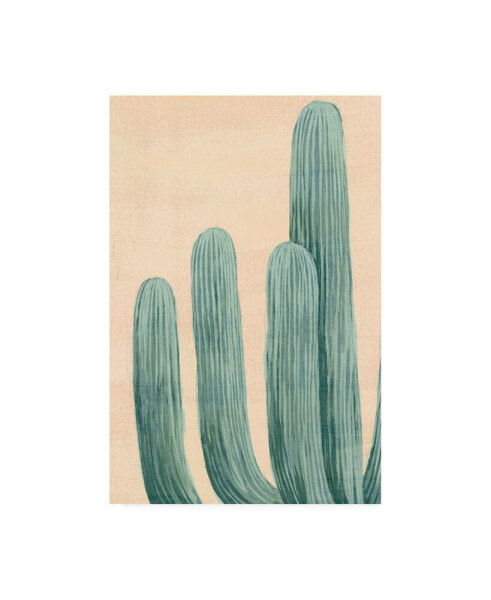 Grace Popp Dusty Cacti I Canvas Art - 15" x 20"