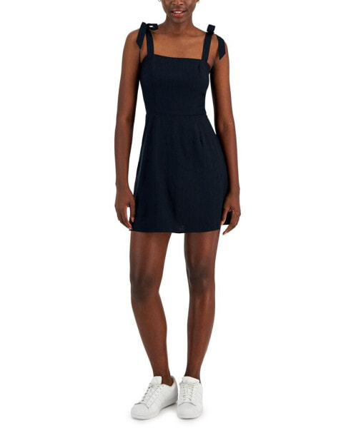 Women's Linen-Blend Mini Dress, Created for Macy's