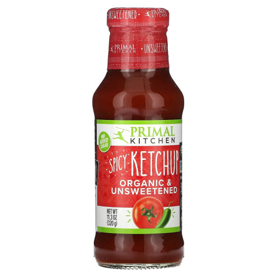 Spicy Ketchup, Organic & Unsweetened, 11.3 oz (320 g)