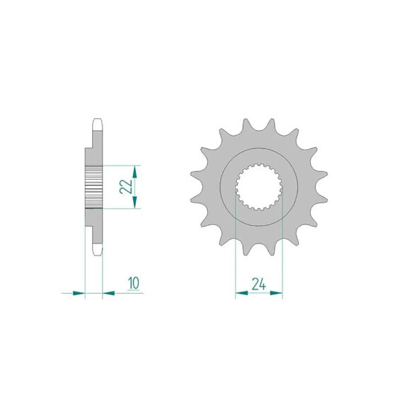 AFAM 61301 Front Sprocket