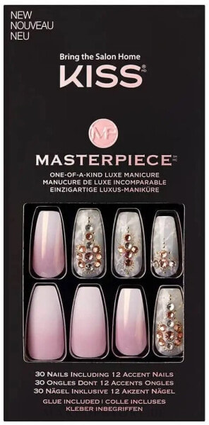 Selbstklebende Nägel - Kiss Masterpiece One-Of-A-Kind Luxe Mani Kitty Gurl