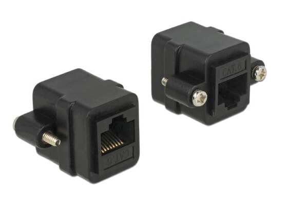 Черный кабель Delock 85124 RJ-45 - RJ-45