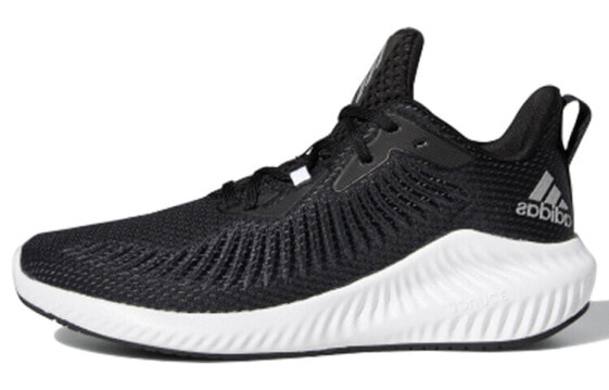 Беговые кроссовки Adidas Alphabounce 3 - черно-серо-белые