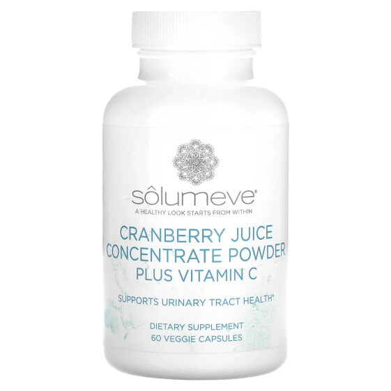 Cranberry Juice Concentrate Plus Vitamin C, 60 Veggie Capsules