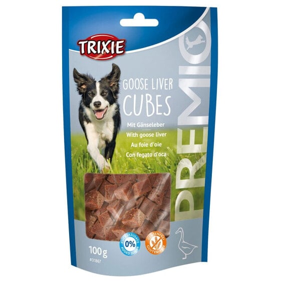 TRIXIE Premio Goose Liver Cubes Snacks 100g