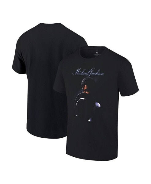 Men's Black Michael Jackson Chrome Shine T-Shirt