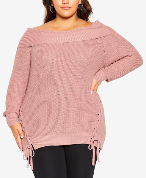 Plus Size Intertwine Sweater