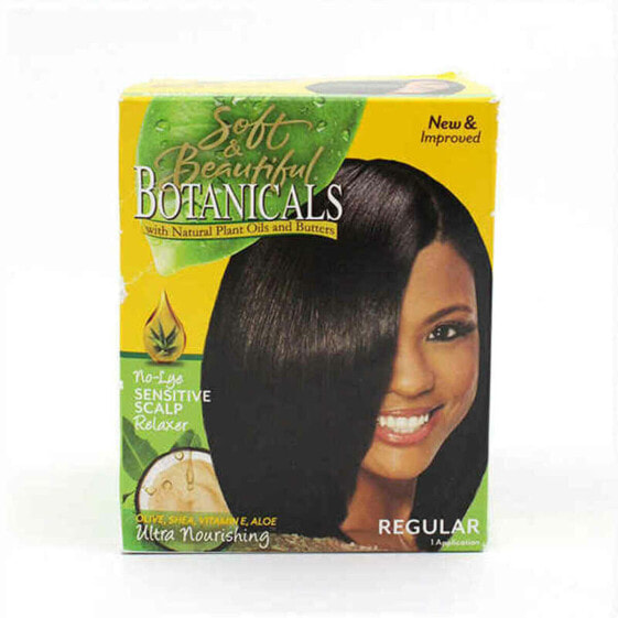 Набор средств для выпрямления волос Soft & Beautiful Hair Straightening Treatment - Soft & Beautiful Botanicals Relaxer Kit Reg