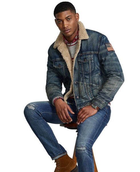 Men's Fleece-Lined Trucker Jacket