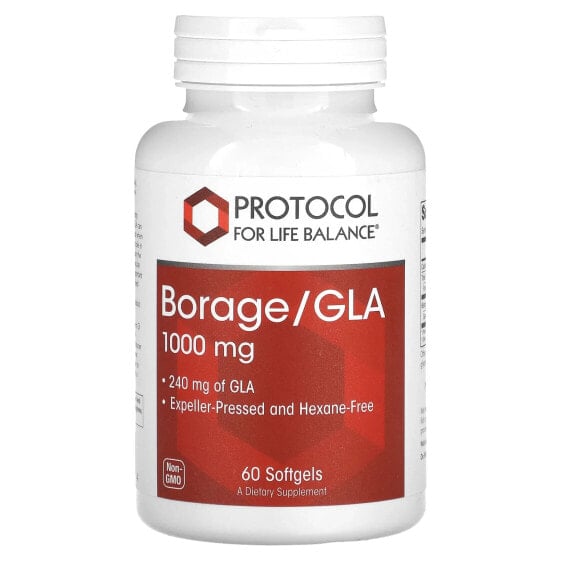 Borage/GLA, 1,000 mg, 60 Softgels