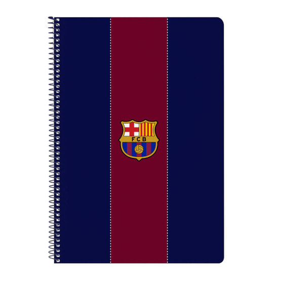 Блокнот F.C. Barcelona Красный Тёмно Синий A4 80 Листья