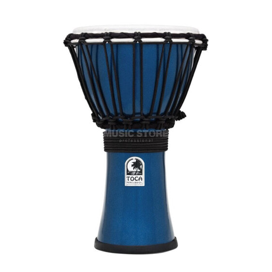 Toca Percussion TFCDJ-7MB ColorSound Djembe 7" (Blue)