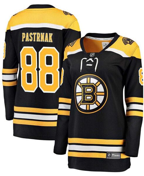 Women's David Pastrnak Black Boston Bruins Home Premier Breakaway Player Jersey