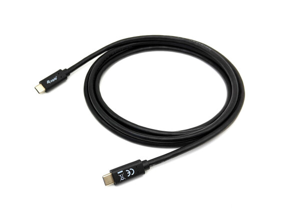 Equip USB 3.2 Gen 1x1 Type-C to C - M/M - 1.0 m - 1 m - USB C - USB C - USB 3.2 Gen 1 (3.1 Gen 1) - 5000 Mbit/s - Black
