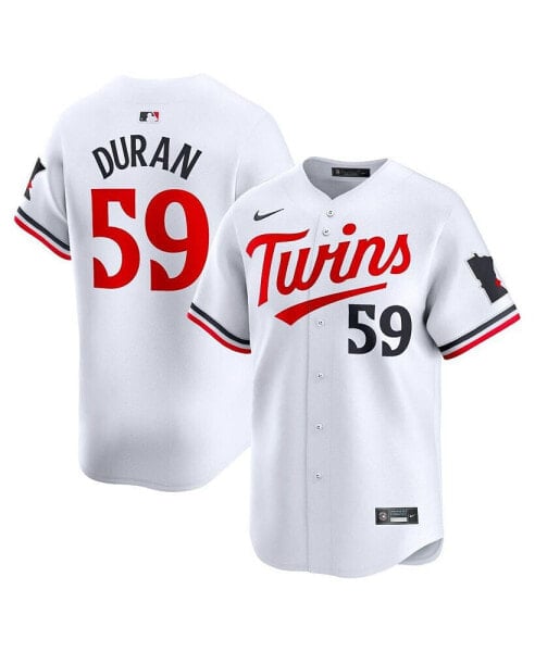 Men's Jhoan Duran White Minnesota Twins Home limited Player Jersey