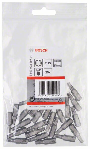 Bosch Schrauberbit Extra-Hart T25, 25 mm