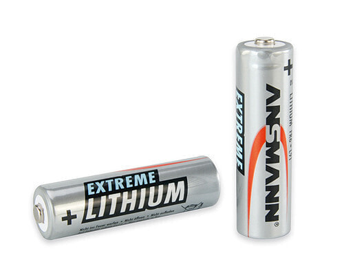 Одноразовые батарейки ANSMANN® Mignon AA/FR6 - щелочные - 1.5 В - 2 шт. - серебристые - AA/FR6